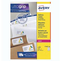 Click to view product details and reviews for Avery Ultragrip Laser Address Labels Quickpeel 635x381mm 21 Per Sheet Wht Pack Of 2100 L7160 100. Click to view product details and reviews for Avery Ultragrip Laser Address Labels Quickpeel 635x381mm 21 Per Sheet Wht Pack Of 2100 L7160 100.