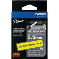 Click to view product details and reviews for Brother Hse Heat Shrink Tube Tape Cassette 52mm X 15m Black On Yellow Hse611e. Click to view product details and reviews for Brother Hse Heat Shrink Tube Tape Cassette 52mm X 15m Black On Yellow Hse611e.