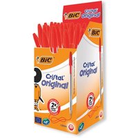 Click to view product details and reviews for Bic Cristal Ballpoint Pen Medium Red Pack Of 50 8373612. Click to view product details and reviews for Bic Cristal Ballpoint Pen Medium Red Pack Of 50 8373612.