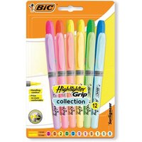 Click to view product details and reviews for Bic Highlighter Grip Pastel Assorted 12 Pack 992562. Click to view product details and reviews for Bic Highlighter Grip Pastel Assorted 12 Pack 992562.