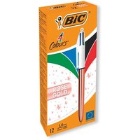 Click to view product details and reviews for Bic 4 Colours Retractable Ballpoint Pen Rose Gold Pack Of 12 951737. Click to view product details and reviews for Bic 4 Colours Retractable Ballpoint Pen Rose Gold Pack Of 12 951737.