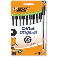 Click to view product details and reviews for Bic Cristal Ballpoint Pen Medium Black Pack Of 10 516353. Click to view product details and reviews for Bic Cristal Ballpoint Pen Medium Black Pack Of 10 516353.