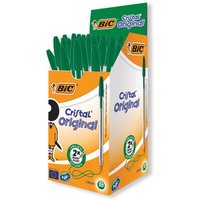 Click to view product details and reviews for Bic Cristal Ballpoint Pen Medium Green 50 Pack 8373629. Click to view product details and reviews for Bic Cristal Ballpoint Pen Medium Green 50 Pack 8373629.