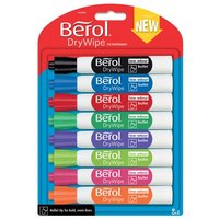 Click to view product details and reviews for Berol Drywipe Marker Bullet Tip Assorted 8 Pack 1984865. Click to view product details and reviews for Berol Drywipe Marker Bullet Tip Assorted 8 Pack 1984865.