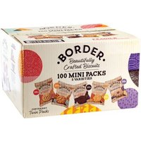 Border Biscuits Mini Packs 5 Varieties Twin Packs (Pack of 100) MP100 Border Biscuits Mini Packs 5 Varieties Twin Packs (Pack of 100) MP100