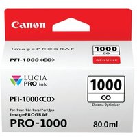 Click to view product details and reviews for Canon Pfi 1000co Ink Cartridge Chroma Optimizer Clear 0556c001. Click to view product details and reviews for Canon Pfi 1000co Ink Cartridge Chroma Optimizer Clear 0556c001.
