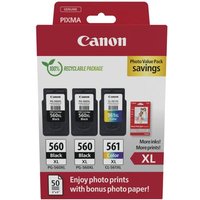 Click to view product details and reviews for Canon Pg 560xl X 2 Cl 561xl Ink Cartridges High Yield K Cmy Photo Value Pack 3712c012. Click to view product details and reviews for Canon Pg 560xl X 2 Cl 561xl Ink Cartridges High Yield K Cmy Photo Value Pack 3712c012.