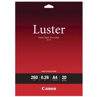 Click to view product details and reviews for Canon Photo Paper Pro Luster A4 260gsm Pack Of 20 6211b006. Click to view product details and reviews for Canon Photo Paper Pro Luster A4 260gsm Pack Of 20 6211b006.