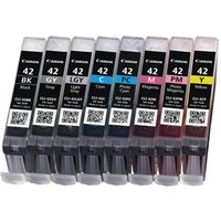 Click to view product details and reviews for Canon Cli 42 Ink Cartridges Cmyk Gy Lgy Pc Pm Multipack 6384b010. Click to view product details and reviews for Canon Cli 42 Ink Cartridges Cmyk Gy Lgy Pc Pm Multipack 6384b010.