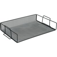 Click to view product details and reviews for 5 Star Mesh Letter Tray Scratch Resistant Stackable Side Load Landscape Foolscap Black 287918. Click to view product details and reviews for 5 Star Mesh Letter Tray Scratch Resistant Stackable Side Load Landscape Foolscap Black 287918.
