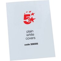 Click to view product details and reviews for 5 Star Office Binding Covers 250gsm Plain A4 Gloss White Pack Of 100. Click to view product details and reviews for 5 Star Office Binding Covers 250gsm Plain A4 Gloss White Pack Of 100.