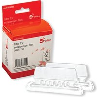 Click to view product details and reviews for 5 Star Office Plastic Tabs For Suspension File Clear Pack Of 50. Click to view product details and reviews for 5 Star Office Plastic Tabs For Suspension File Clear Pack Of 50.