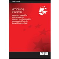 Click to view product details and reviews for 5 Star Office Laminating Pouches 150 Micron For A5 Gloss Pack Of 100. Click to view product details and reviews for 5 Star Office Laminating Pouches 150 Micron For A5 Gloss Pack Of 100.