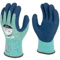 Polyco Polyflex Eco L Sandy Latex Coated Glove Green/Blue Size 8 (Pack of 10) PEL/8 Polyco Polyflex Eco L Sandy Latex Coated Glove Green/Blue Size 8 (Pack of 10) PEL/8