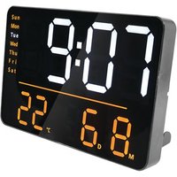 Unilux Numi Digital Wall Clock Black 400206176 Unilux Numi Digital Wall Clock Black 400206176