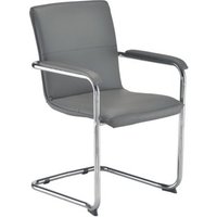 Click to view product details and reviews for Arista Stratus Visitor Chair Leather Look 575x570x890mm Grey Kf78050. Click to view product details and reviews for Arista Stratus Visitor Chair Leather Look 575x570x890mm Grey Kf78050.