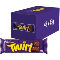 Click to view product details and reviews for Cadbury Twirl 43g Pack Of 48 611498. Click to view product details and reviews for Cadbury Twirl 43g Pack Of 48 611498.
