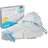 Click to view product details and reviews for Aidapt Commode Liners With Absorbent Pads Pack Of 50 Vs216cl. Click to view product details and reviews for Aidapt Commode Liners With Absorbent Pads Pack Of 50 Vs216cl.