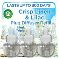 Click to view product details and reviews for Air Wick Liquid Electric Plug Diffuser Refill 19ml Triple Pack Crisp Linen Lilac Pack Of 5 3201453. Click to view product details and reviews for Air Wick Liquid Electric Plug Diffuser Refill 19ml Triple Pack Crisp Linen Lilac Pack Of 5 3201453.