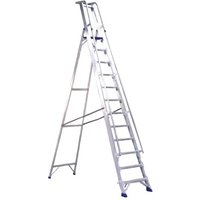 Click to view product details and reviews for Aluminium 10 Steps Ladder With Platform 377860. Click to view product details and reviews for Aluminium 10 Steps Ladder With Platform 377860.