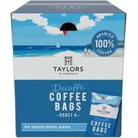 Click to view product details and reviews for Taylors Of Harrogate Decaffeinated Coffee Bags Pack Of 80 6260. Click to view product details and reviews for Taylors Of Harrogate Decaffeinated Coffee Bags Pack Of 80 6260.