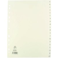 Click to view product details and reviews for A4 White A Z Polypropylene Index Wx01351. Click to view product details and reviews for A4 White A Z Polypropylene Index Wx01351.