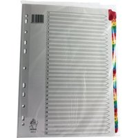 Click to view product details and reviews for Assorted A4 1 31 Mylar Index Wx01522. Click to view product details and reviews for Assorted A4 1 31 Mylar Index Wx01522.