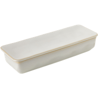 Pot rectangulaire 27cm avec couvercle plat Roda