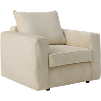 Fauteuil velours côtelé Otto