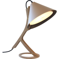 Lampe à poser Silence cuir beige