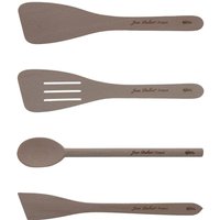 Lot de 4 ustensiles en hêtre