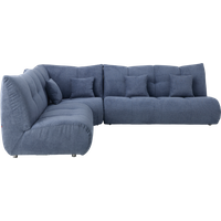 Canapé d'angle modulable tissu Benny
