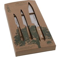 Coffret de 3 couteaux de cuisine manche chêne