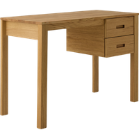 Bureau chêne massif 2 tiroirs Luminescence