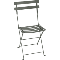 Lot de 2 Chaises Pliantes Bistro Métal en Acier