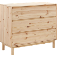 Commode pin massif 3 tiroirs Elie