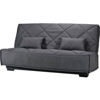 Canapé clic-clac tissu matelas Bultex 15 cm Gina
