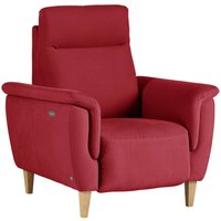 Fauteuil relax electrique tissu coton lin Bergen