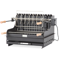 Barbecue Exclusive Mendy en Acier Noir