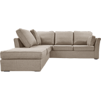 Canapé d'angle réversible tissu déhoussable Marbella