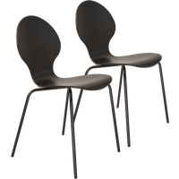 Lot de 2 chaises hêtre teinté Rosy