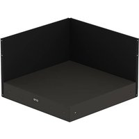 Plateau d'Angle pour Cuisine d'Extérieur Modulo en Acier Gris Cargo et Noir