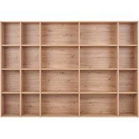 Bibliothèque L298 cm Marlone avec portes en option