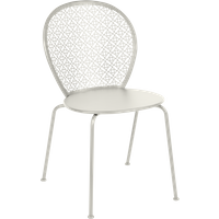 Lot de 2 Chaises Empilables Lorette en Acier