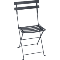Lot de 2 Chaises Pliantes Bistro Métal en Acier