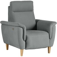 Fauteuil relax electrique tissu coton lin Bergen