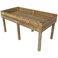 Carré potager surélevé 100cm en bois autoclave, 320L