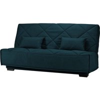 Canapé clic-clac tissu matelas Bultex 15 cm Gina