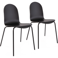 Lot de 2 chaises hêtre teinté Riaz