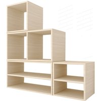 Etagère escalier bois massif petite version Elio